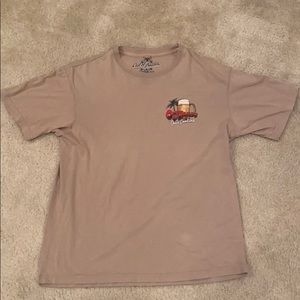 Out of bounces man tan tee